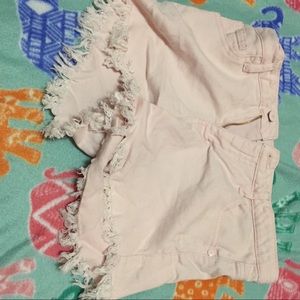 ART CLASS/TARGET SHORTS FRINGE CUTE USED GOOD
